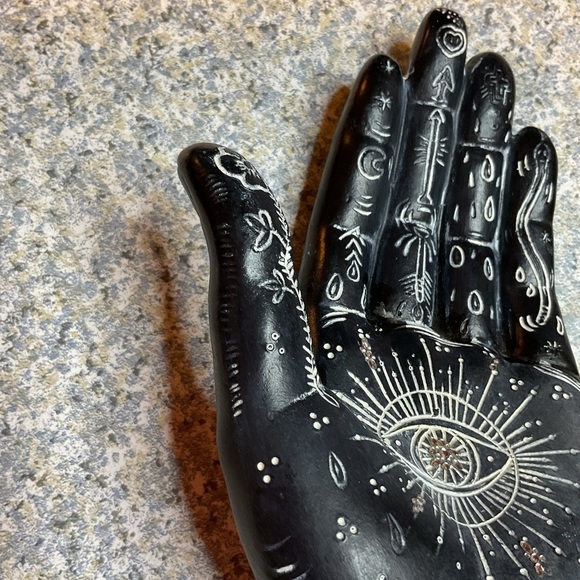 Home Decoration Hand Hamsa Evil Eye Decor Astrology Spiritual Art Sculpture Home - Picture 6 of 9